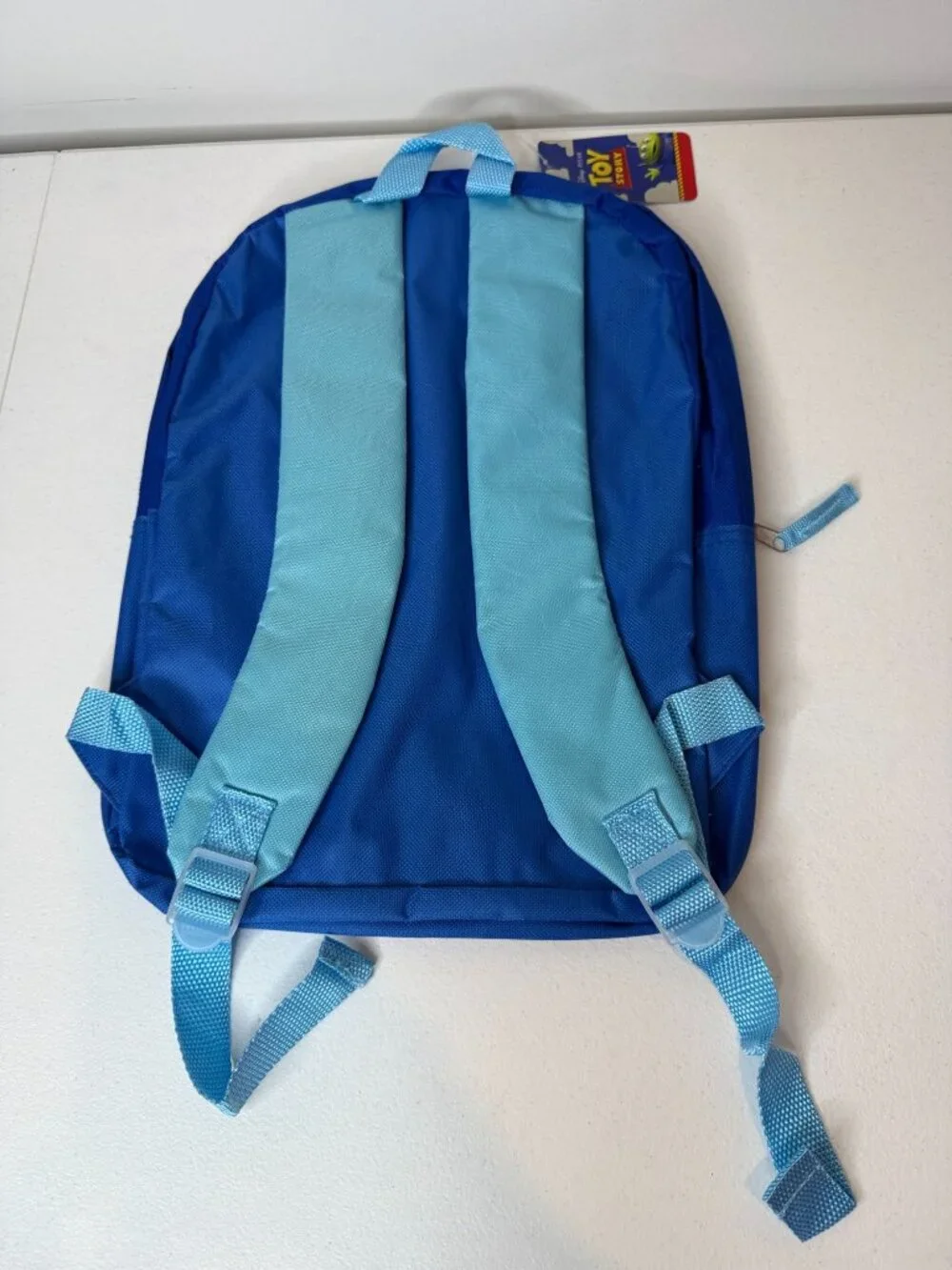 Disney Pixar Toy Story Kids Backpack Woody Buzz Jessie Rex Blue NWT